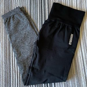Gymshark black/grey ombré leggings